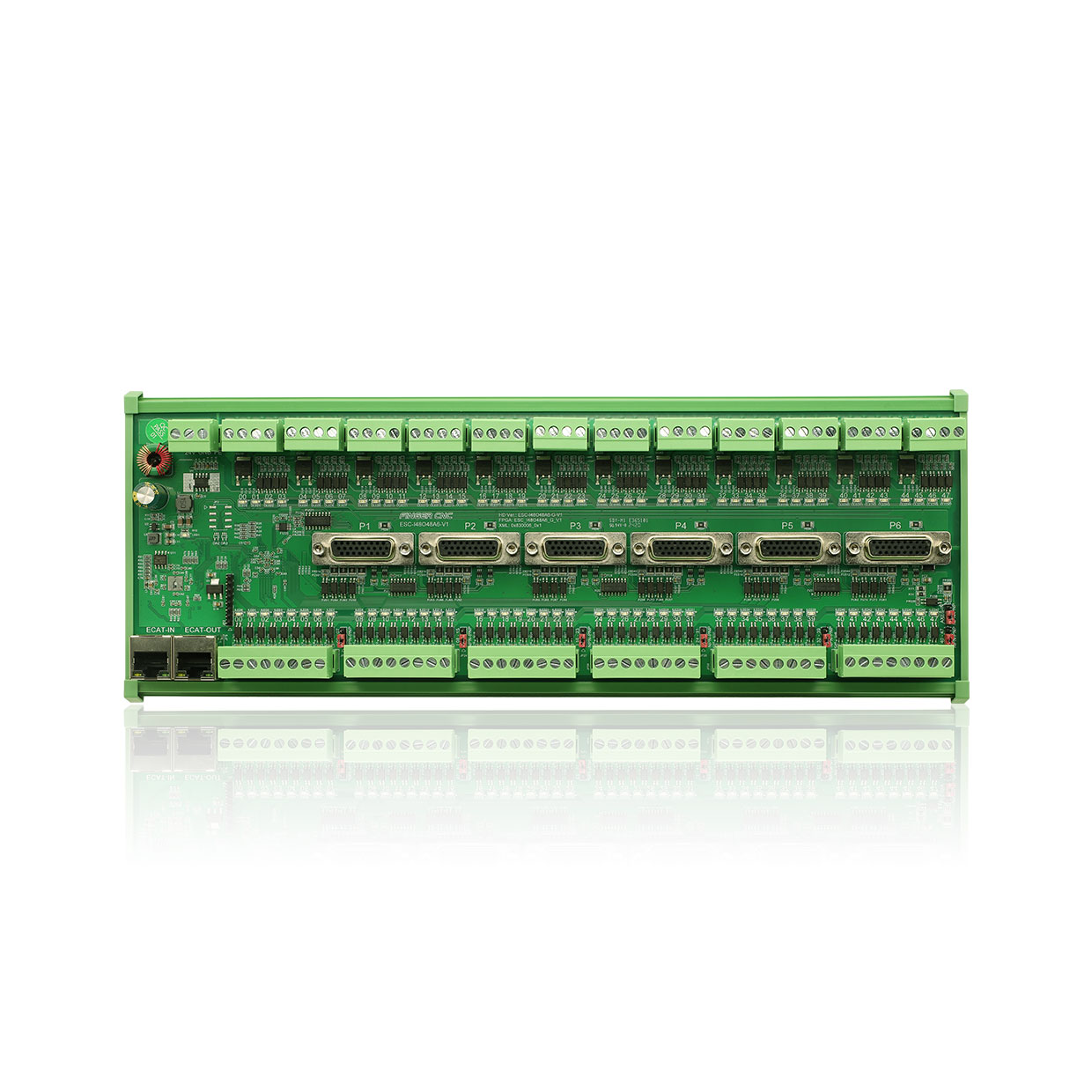 EtherCAT 48點(diǎn)輸入/48點(diǎn)輸出（晶體管）/6軸控制 IO運(yùn)動(dòng)模塊